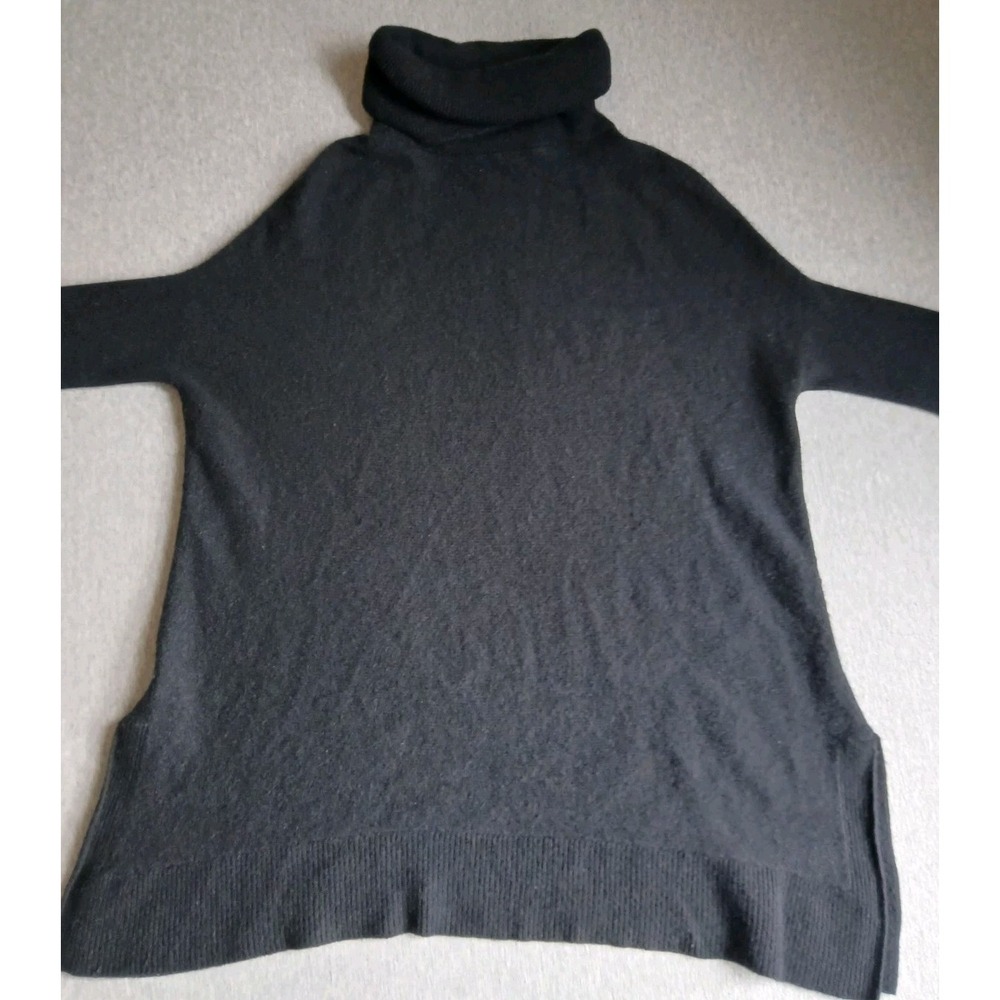 Antonio Melani Sweater Small 100 Cashmere Pullover Turtleneck Cape Oversized